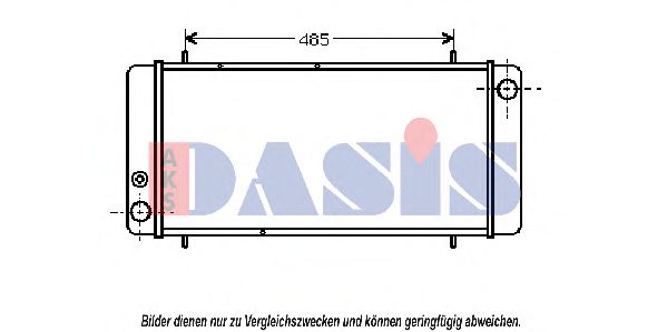 Imagine Radiator, racire motor AKS DASIS 370040N