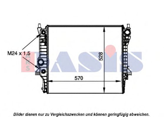 Imagine Radiator, racire motor AKS DASIS 370042N