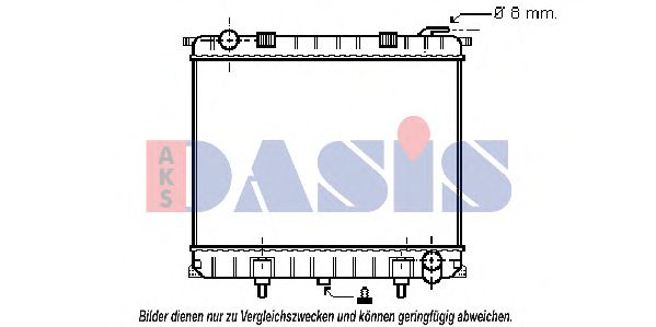 Imagine Radiator, racire motor AKS DASIS 370560N