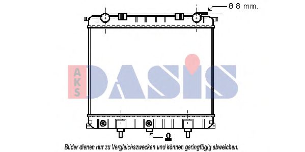 Imagine Radiator, racire motor AKS DASIS 370600N