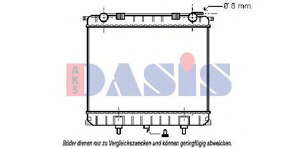 Imagine Radiator, racire motor AKS DASIS 370610N