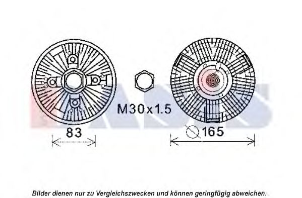 Imagine Cupla, ventilator radiator AKS DASIS 378036N