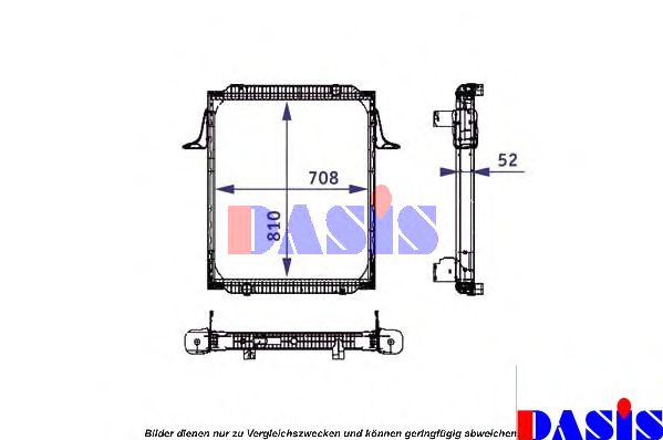 Imagine Radiator, racire motor AKS DASIS 390017N