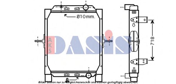 Imagine Radiator, racire motor AKS DASIS 390028N