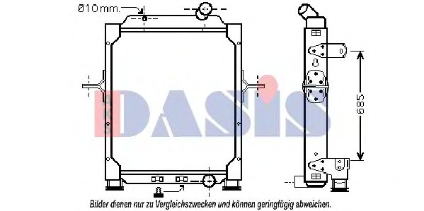 Imagine Radiator, racire motor AKS DASIS 390033N