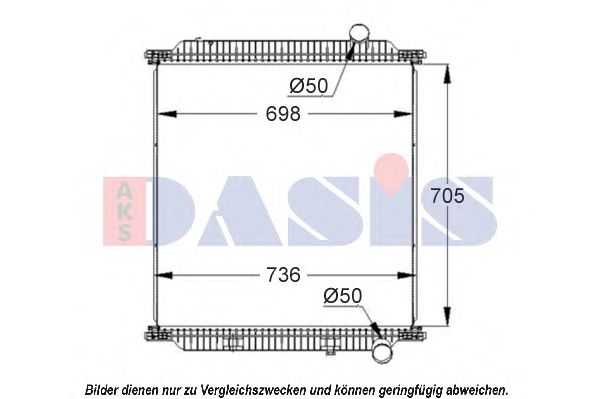 Imagine Radiator, racire motor AKS DASIS 390035S