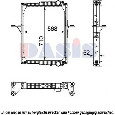 Imagine Radiator, racire motor AKS DASIS 390044N