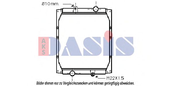 Imagine Radiator, racire motor AKS DASIS 390230N