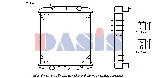 Imagine Radiator, racire motor AKS DASIS 390280N