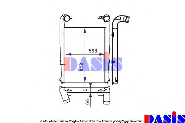 Imagine Intercooler, compresor AKS DASIS 397013N