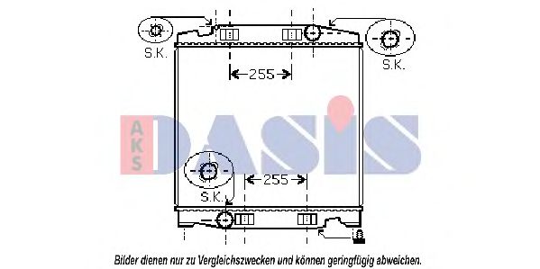 Imagine Radiator, racire motor AKS DASIS 400016N