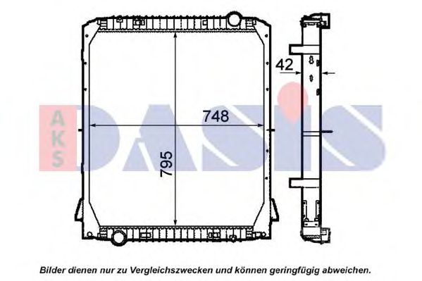 Imagine Radiator, racire motor AKS DASIS 400043N