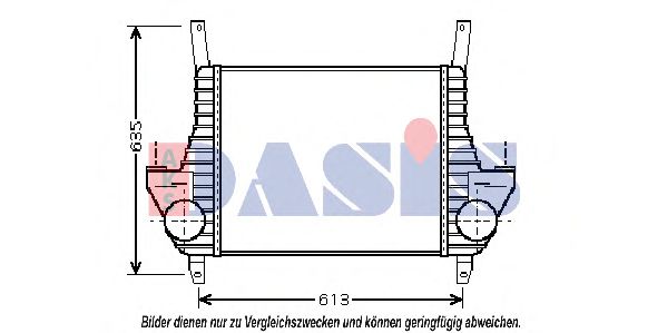 Imagine Intercooler, compresor AKS DASIS 407002N