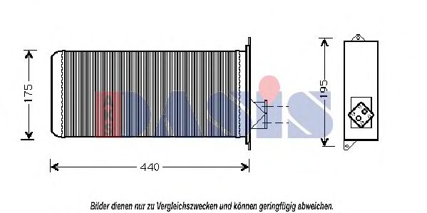 Imagine Schimbator caldura, incalzire habitaclu AKS DASIS 409210N