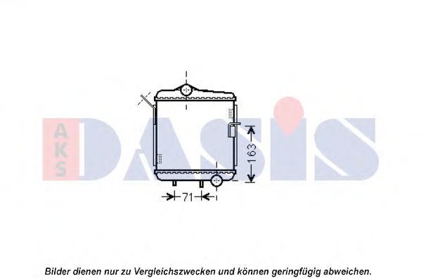 Imagine Radiator, racire motor AKS DASIS 480076N