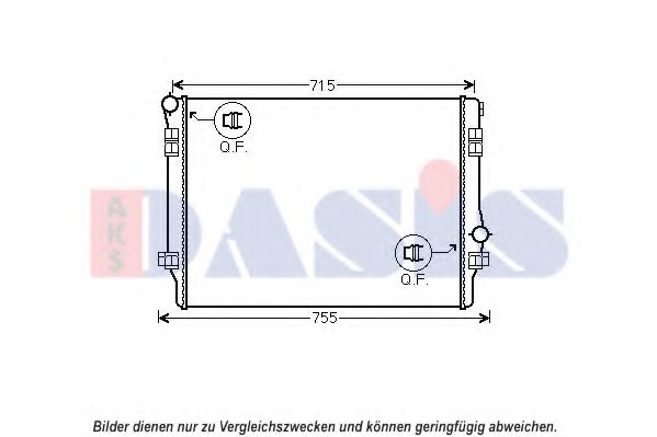 Imagine Radiator, racire motor AKS DASIS 480085N