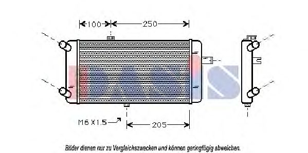 Imagine Radiator, racire motor AKS DASIS 481710N