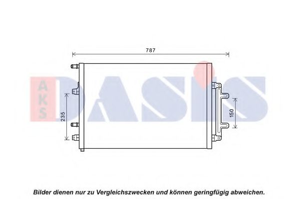 Imagine Radiator, racire motor AKS DASIS 482028N