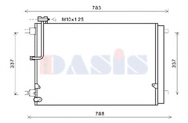 Imagine Condensator, climatizare AKS DASIS 482032N