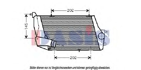 Imagine Intercooler, compresor AKS DASIS 487015N