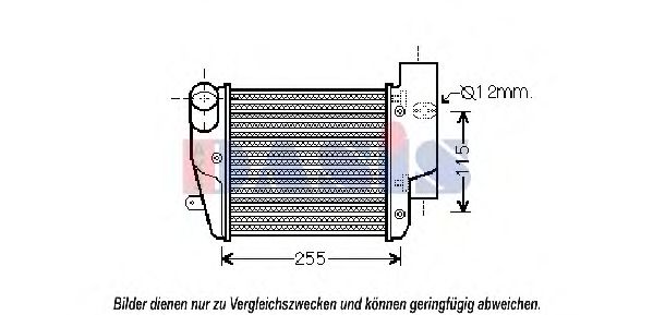 Imagine Intercooler, compresor AKS DASIS 487026N