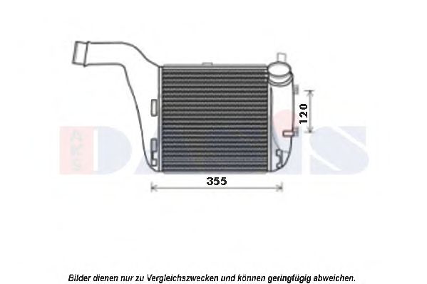 Imagine Intercooler, compresor AKS DASIS 487032N