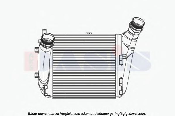 Imagine Intercooler, compresor AKS DASIS 487033N