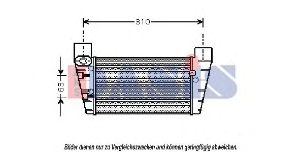 Imagine Intercooler, compresor AKS DASIS 487230N