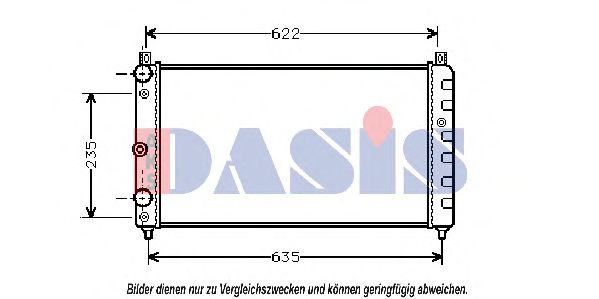 Imagine Radiator, racire motor AKS DASIS 491110N