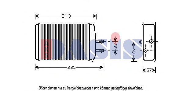 Imagine Schimbator caldura, incalzire habitaclu AKS DASIS 499000N