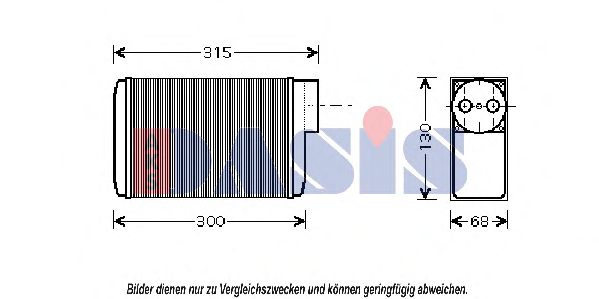 Imagine Schimbator caldura, incalzire habitaclu AKS DASIS 499004N