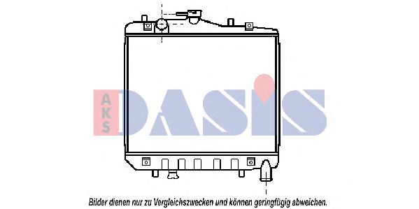 Imagine Radiator, racire motor AKS DASIS 510013N