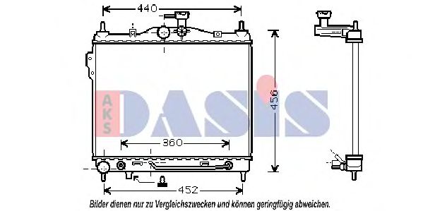 Imagine Radiator, racire motor AKS DASIS 510027N