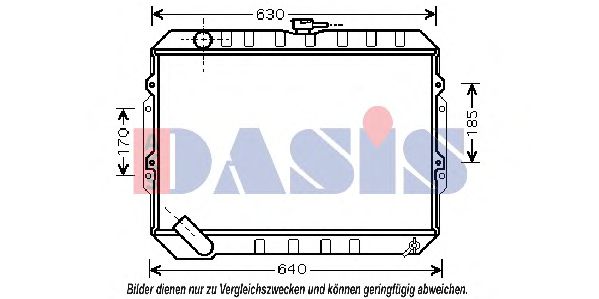 Imagine Radiator, racire motor AKS DASIS 510046N