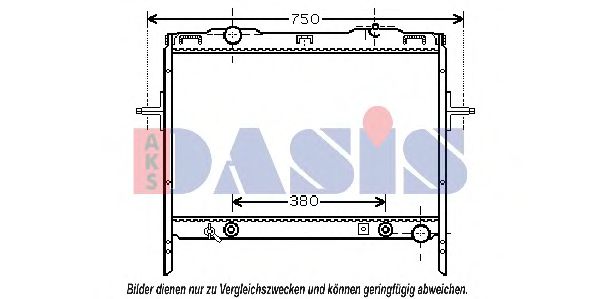 Imagine Radiator, racire motor AKS DASIS 510061N