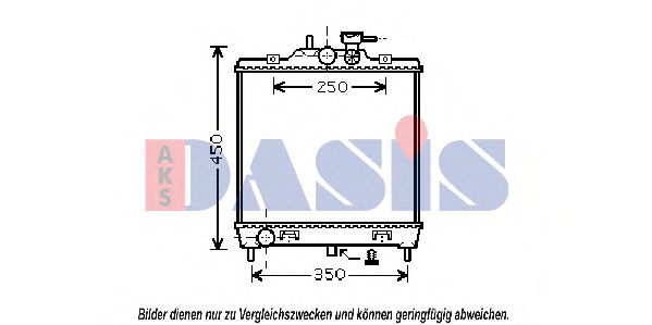 Imagine Radiator, racire motor AKS DASIS 510079N