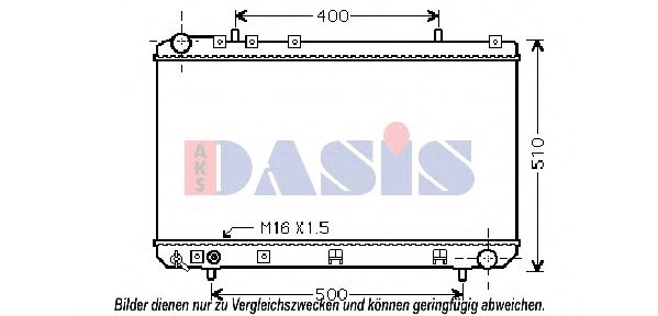 Imagine Radiator, racire motor AKS DASIS 510099N