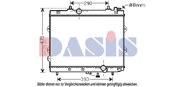 Imagine Radiator, racire motor AKS DASIS 510111N