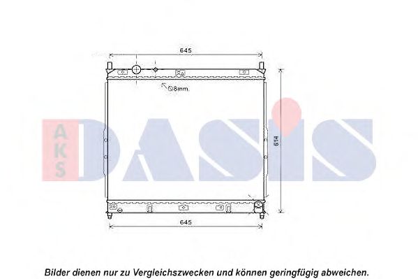 Imagine Radiator, racire motor AKS DASIS 510133N