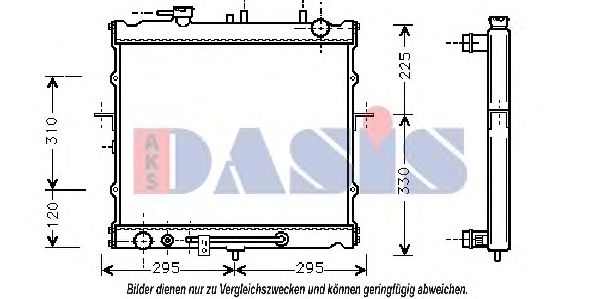 Imagine Radiator, racire motor AKS DASIS 510140N