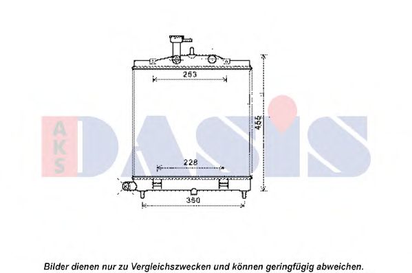 Imagine Radiator, racire motor AKS DASIS 510144N