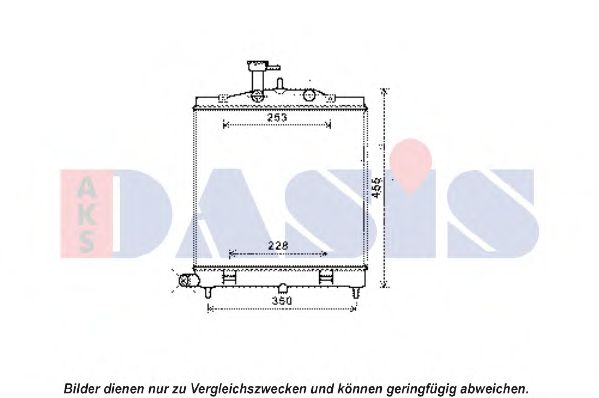 Imagine Radiator, racire motor AKS DASIS 510145N