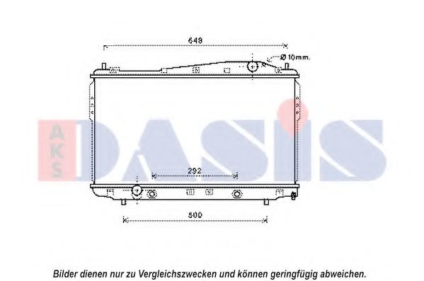 Imagine Radiator, racire motor AKS DASIS 510154N