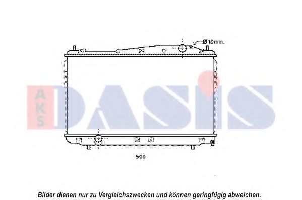 Imagine Radiator, racire motor AKS DASIS 510155N