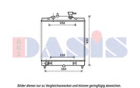 Imagine Radiator, racire motor AKS DASIS 510158N