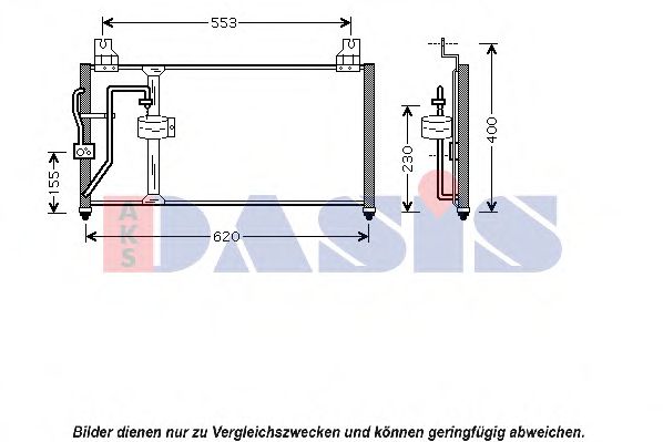 Imagine Condensator, climatizare AKS DASIS 512037N