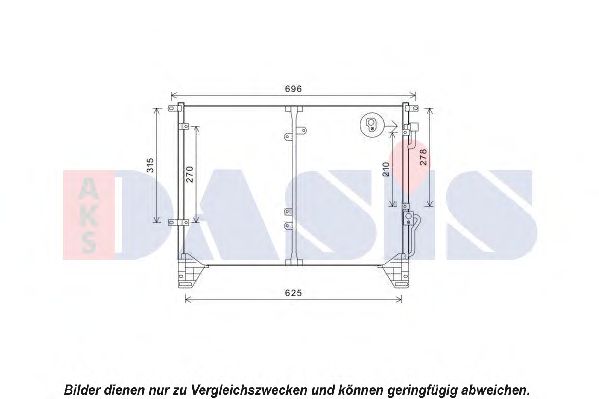 Imagine Condensator, climatizare AKS DASIS 512059N