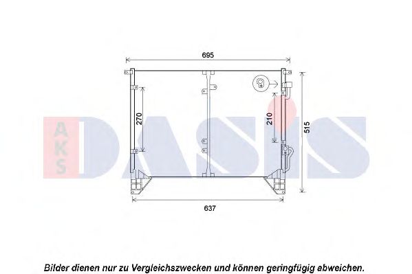 Imagine Condensator, climatizare AKS DASIS 512061N