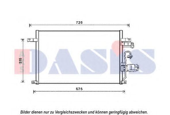 Imagine Condensator, climatizare AKS DASIS 512074N