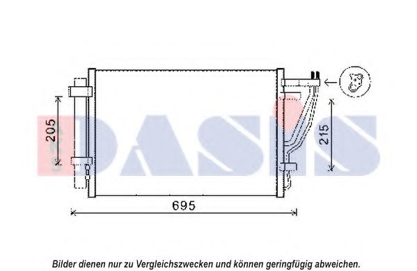 Imagine Condensator, climatizare AKS DASIS 512079N